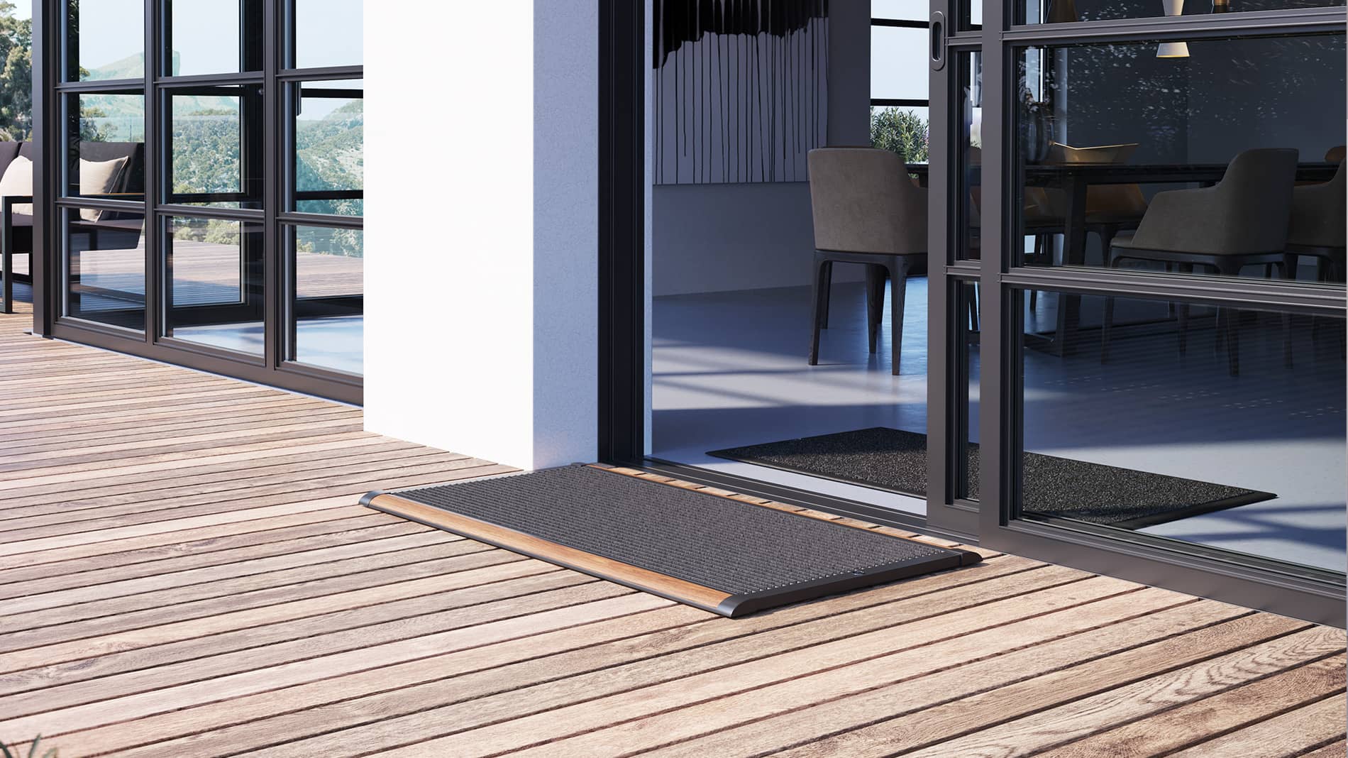 Outdoor mat large doors