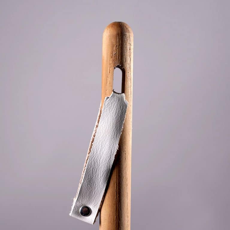 Teak bezemsteel