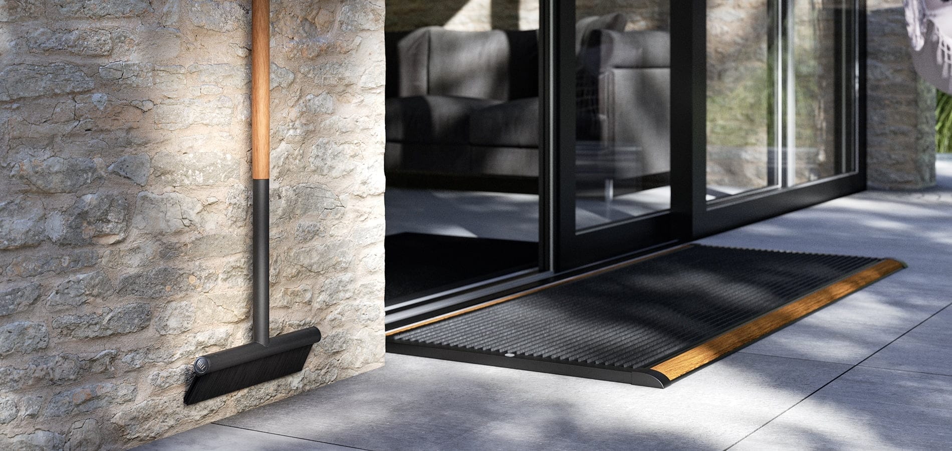 <p>scopa di design antracite</p>