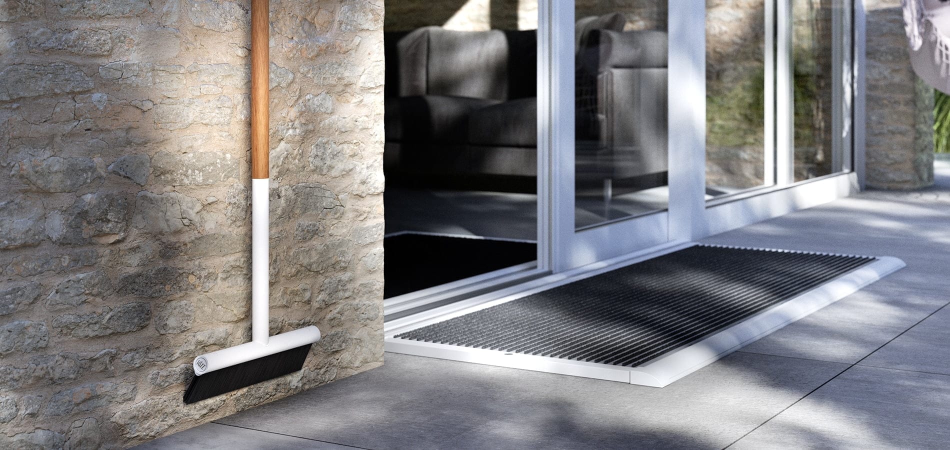 <p>scopa di design bianca</p>