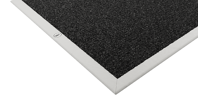 White indoor mat