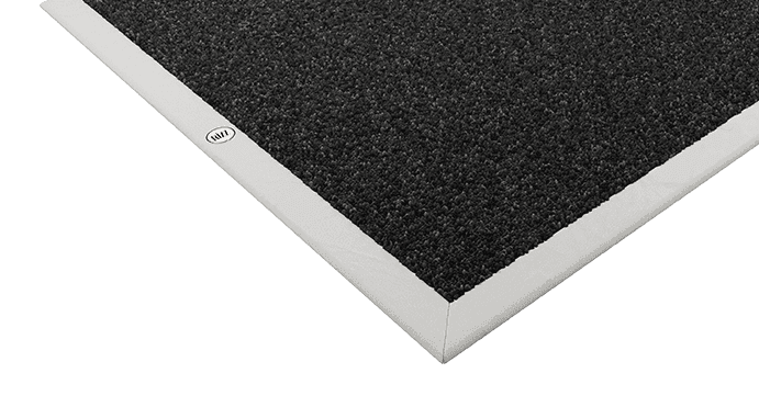 White indoor mat
