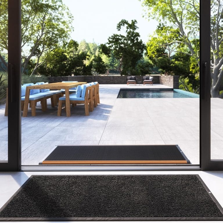 large luxurious outdoor doormat