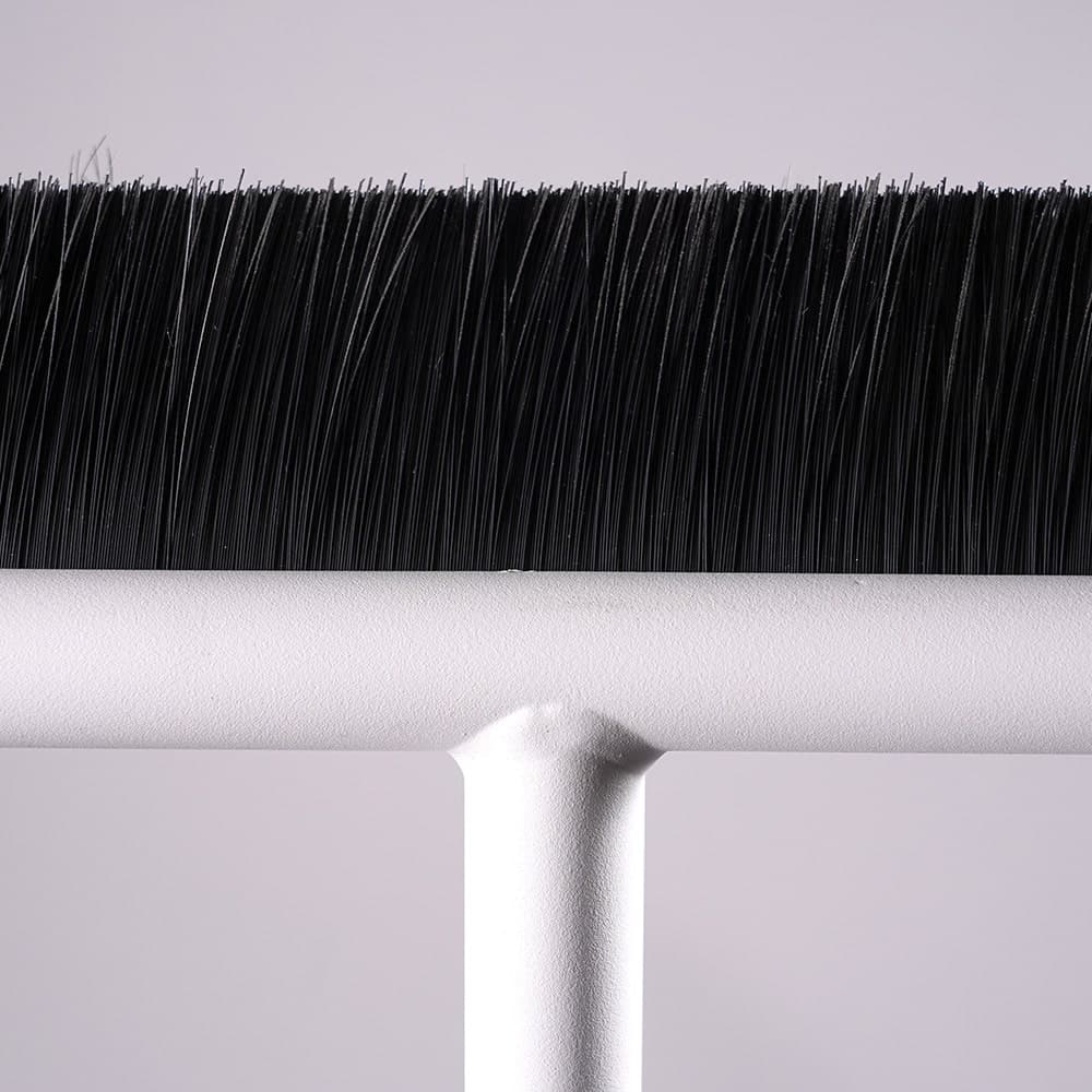 White design broom